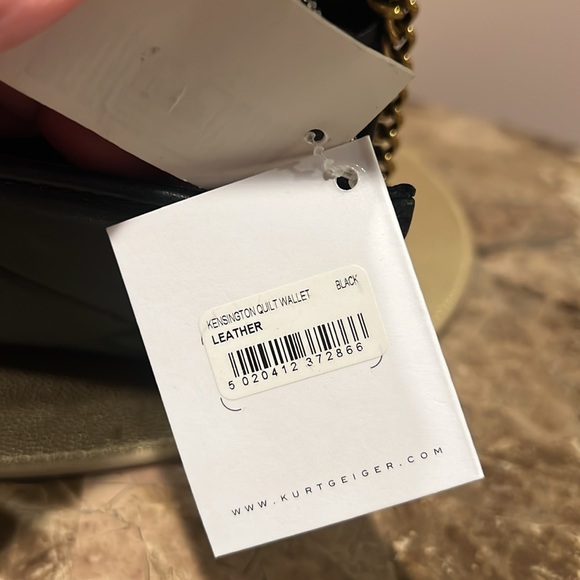 Kurt Geiger London Kensington Quilted Leather Chain Wallet - Picture 11 of 13